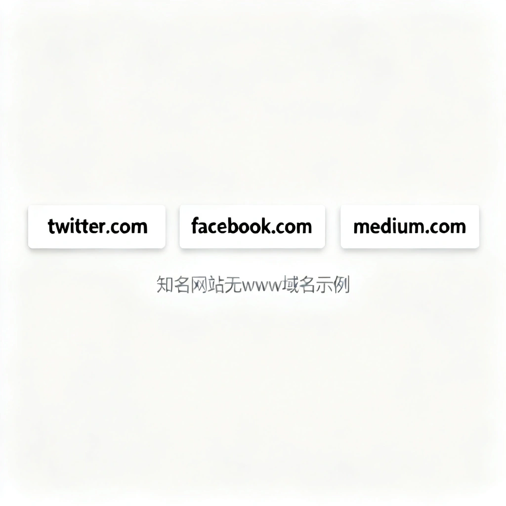 知名网站无www域名示例 /2025/11/25/domain-choice-www-or-not/images/famous-websites.webp