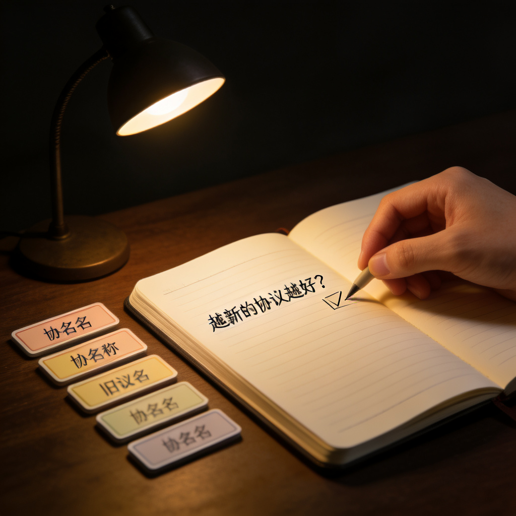 最初的误判:越新的协议越好? /2026/03/25/proxy-protocol-guide/images/02-misjudgment.webp